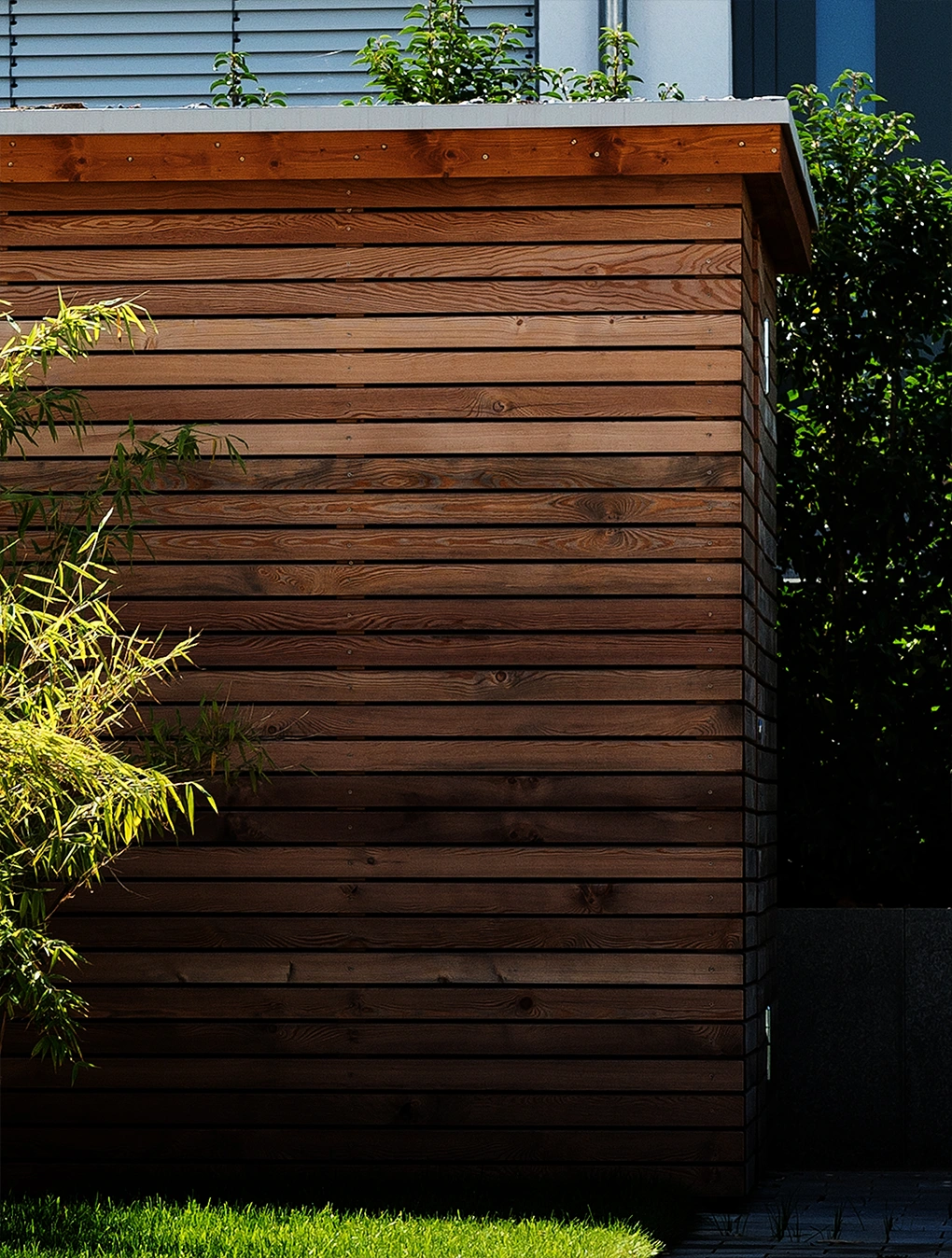 Frick Holzbau Referenzen Gartenhaus in Fellbach